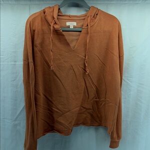 Colsie Women's Sweater in Rust Orange